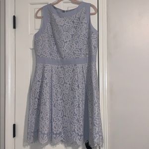 BLUE LACE DRESS
